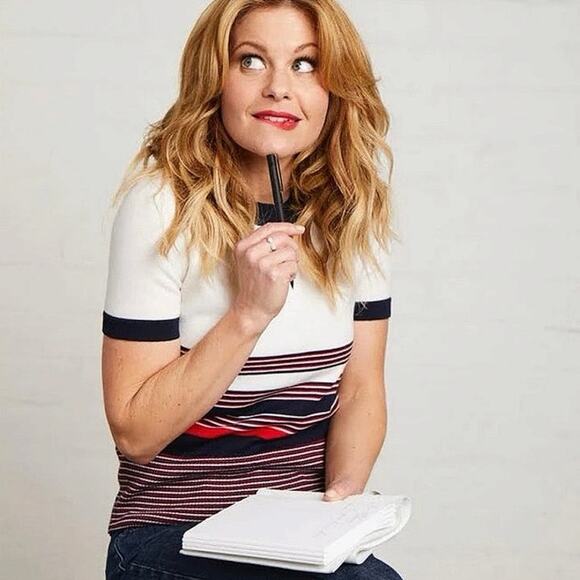 Rag & Bone $295 Krista Wool Red Striped Short Sleeve Crew Neck Sweater Top XS - Picture 9 of 12